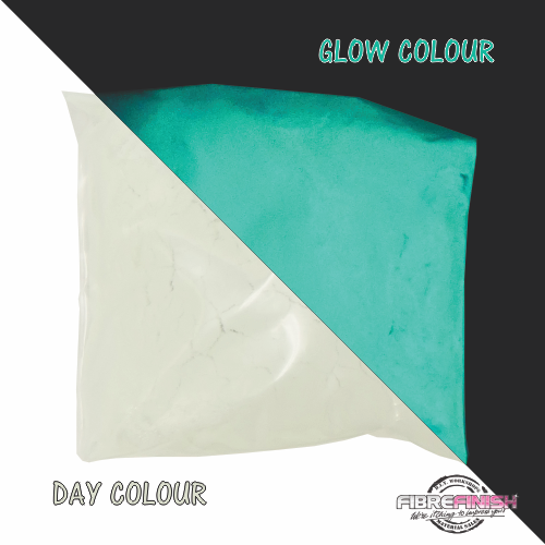 Glow In The Dark Powder (White - Aqua) - Fibrefinish