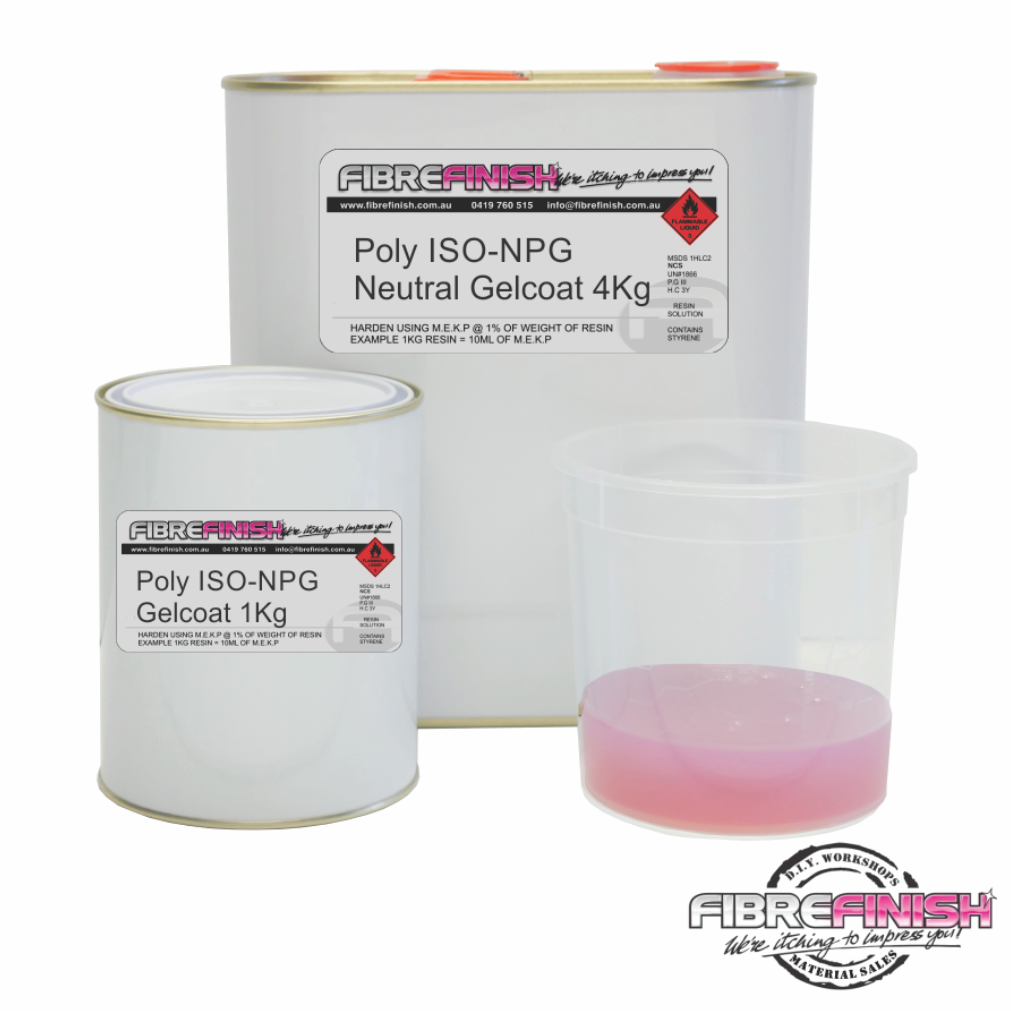 Polyester Gelcoat Spray ISO NPG - Neutral - Fibrefinish